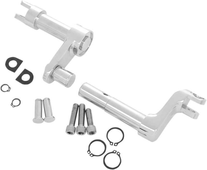 DRAG SPECIALTIES 2" Extended Forward Control Footpeg Mount Kit - Chrome - XL '11-'19