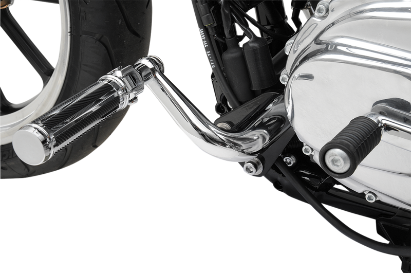 DRAG SPECIALTIES Adjustable Highway Peg Mount - Black/Chrome - XL