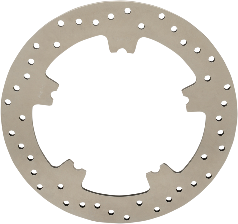 DRAG SPECIALTIES Stainless Steel Drilled Front Brake Rotor - 11.8"