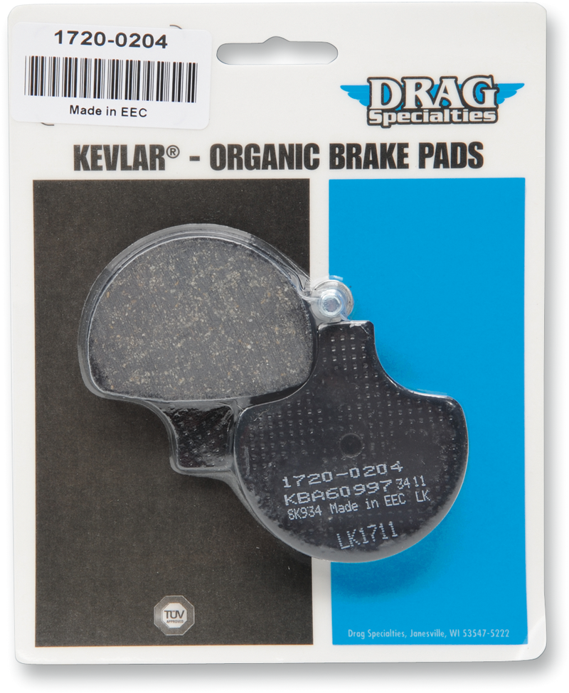DRAG SPECIALTIES Organic Brake Pads - Front