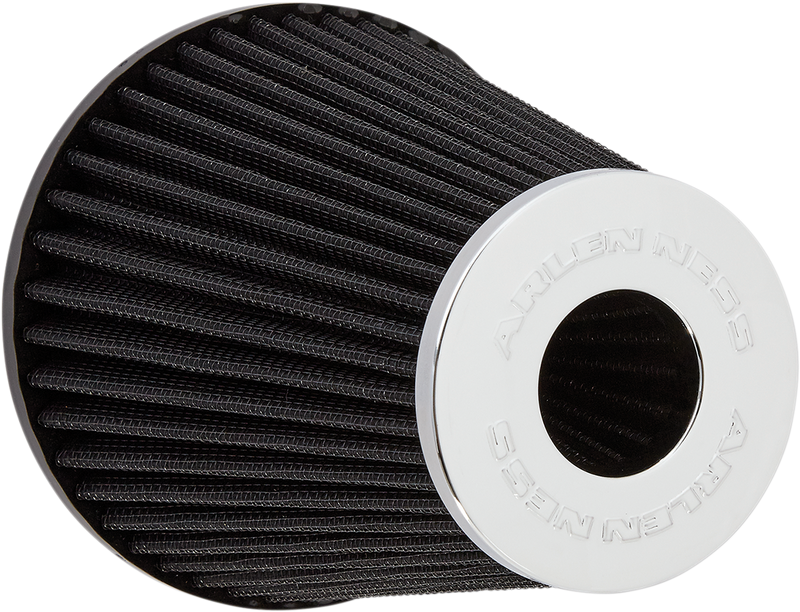 ARLEN NESS Replacement Monster Sucker Black Pre-Oiled Air Filter - Chrome