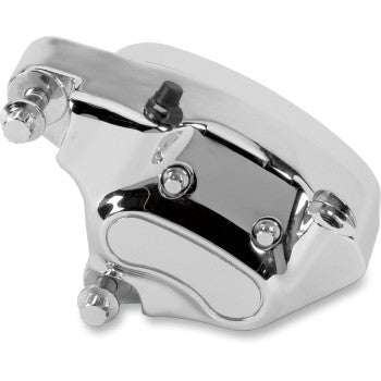 DRAG SPECIALTIES Front Brake Caliper - 4 Piston - Chrome - '84-'99
