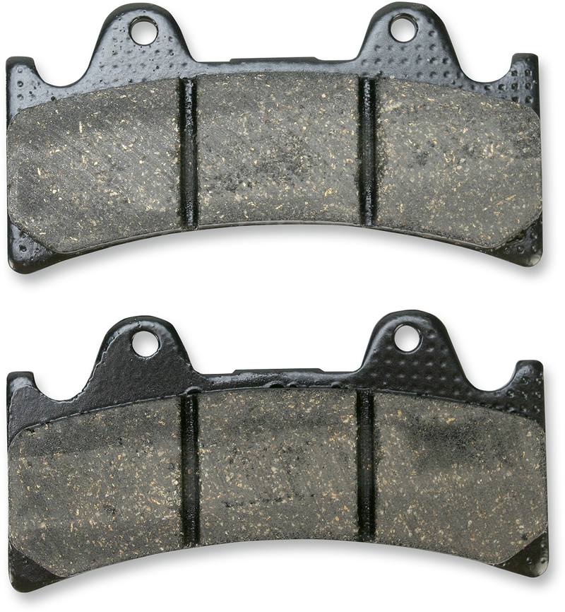 DRAG SPECIALTIES Organic Brake Pads - Front / Rear - For J-Brake 6-piston J-SIX calipers