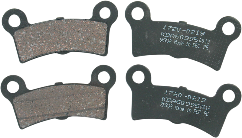 DRAG SPECIALTIES Organic Brake Pads - Rear - Trike '09-'11