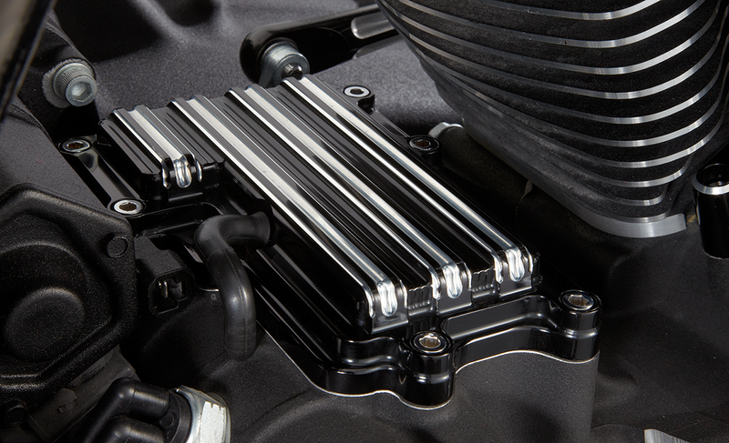 ARLEN NESS 10 Gauge Transmission Top Cover - Contrast Cut Black - Twin Cam