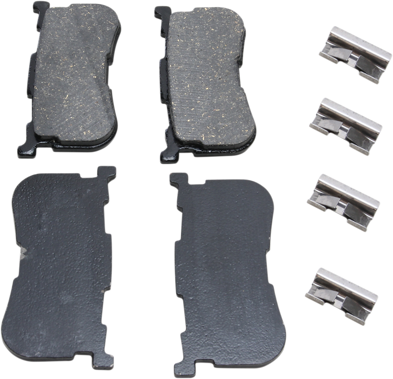 DRAG SPECIALTIES Organic Brake Pads - Rear - Trike '14-'18