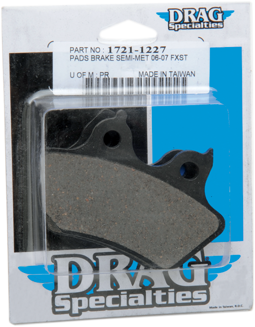 DRAG SPECIALTIES Semi-Metallic Brake Pads - Rear - Softail '06-'07