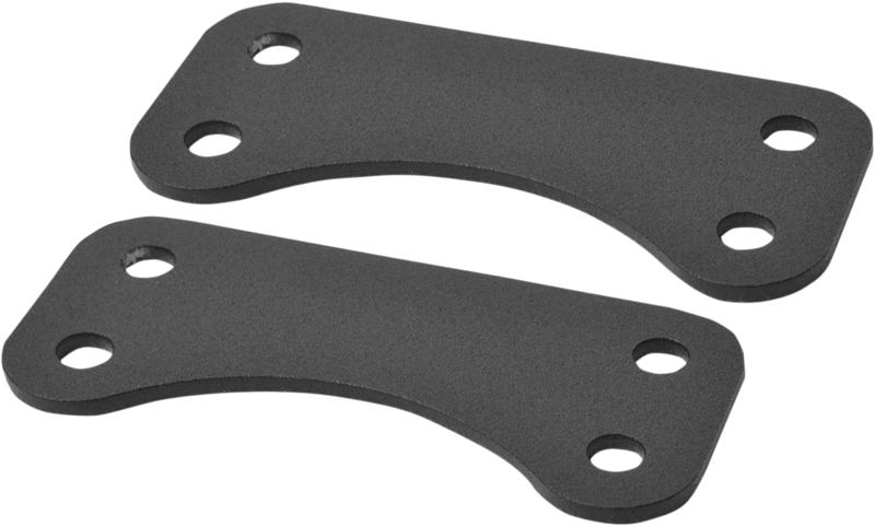 ARLEN NESS Front Fender Relocation Brackets - Black - Touring '14-'24