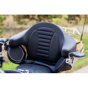 MUSTANG Extended Arm Wrap-Around Backrest - Deluxe - Touring '14-'21