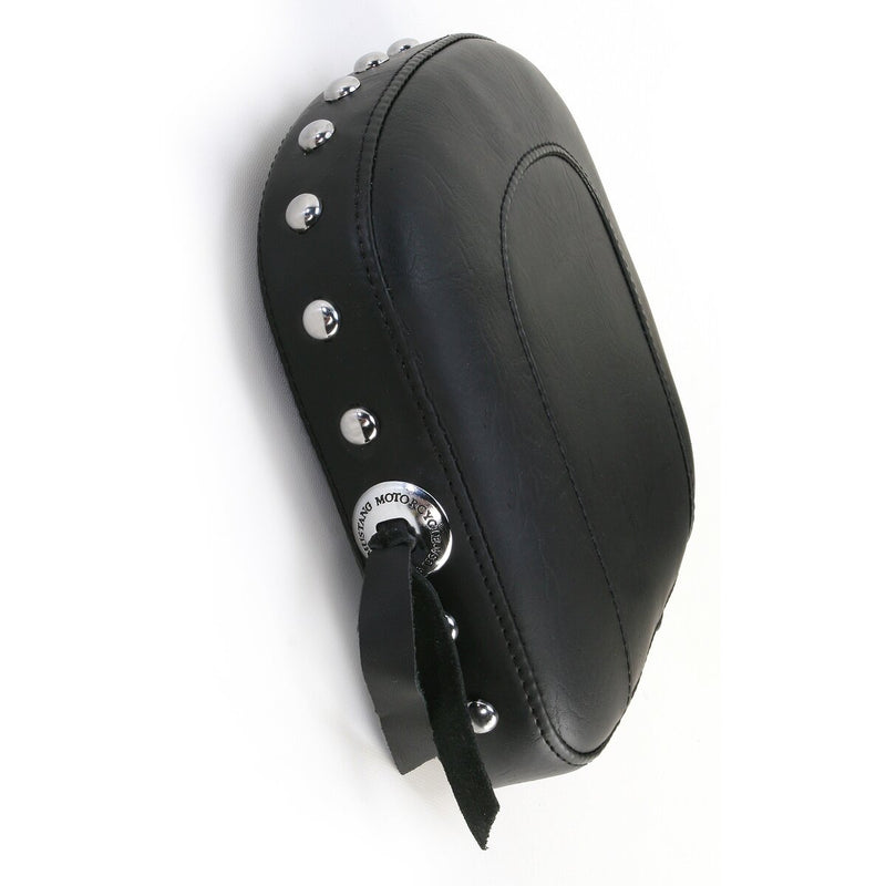 MUSTANG Studded Bracket-Style Sissy Bar Pad - Concho - 9-1/2" W x 9" H