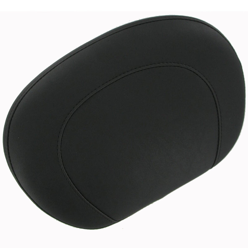 MUSTANG Passenger Backrest Pad - Smooth - Black - FLH '94-'21