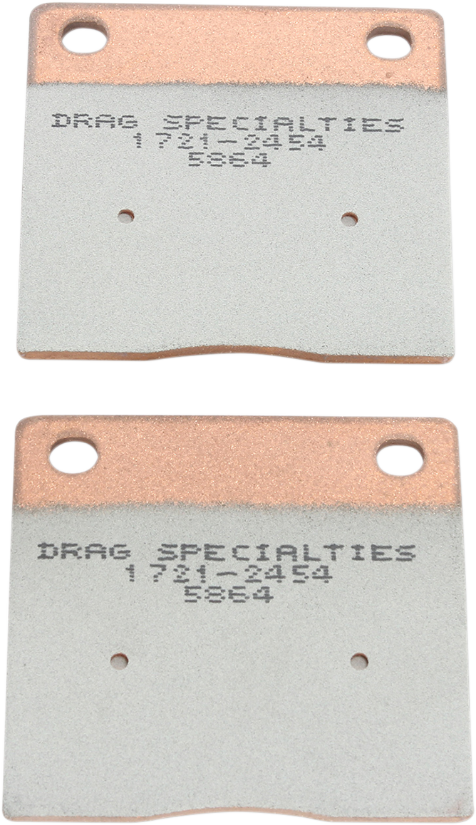 DRAG SPECIALTIES Premium Sintered Metal Brake Pads - Front / Rear
