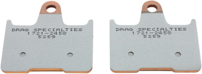 DRAG SPECIALTIES Premium Sintered Metal Brake Pads - Rear - Sportster