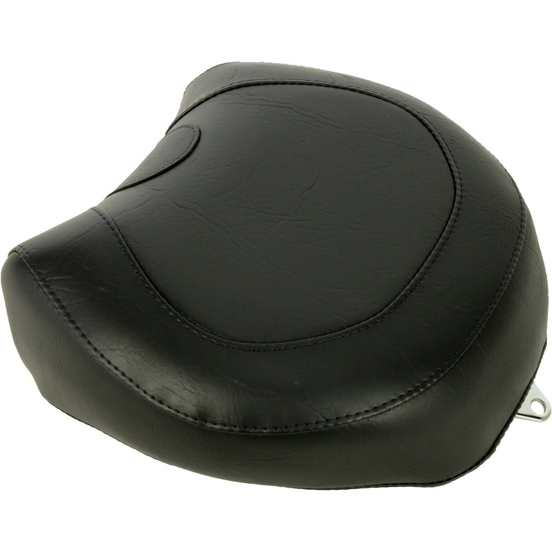 MUSTANG Wide Recessed Passenger Seat - Smooth - Black - FXD '06-'17