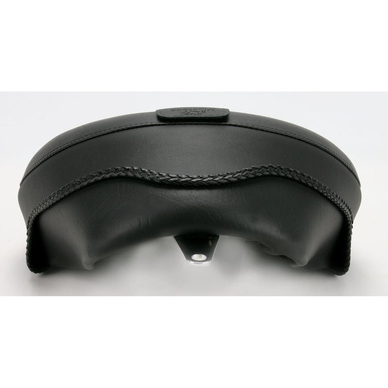 MUSTANG Wide Solo Seat with Removable Backrest - Vintage - Black - Smooth - Sportster '04-'21   with 4.5 Gallon Tank