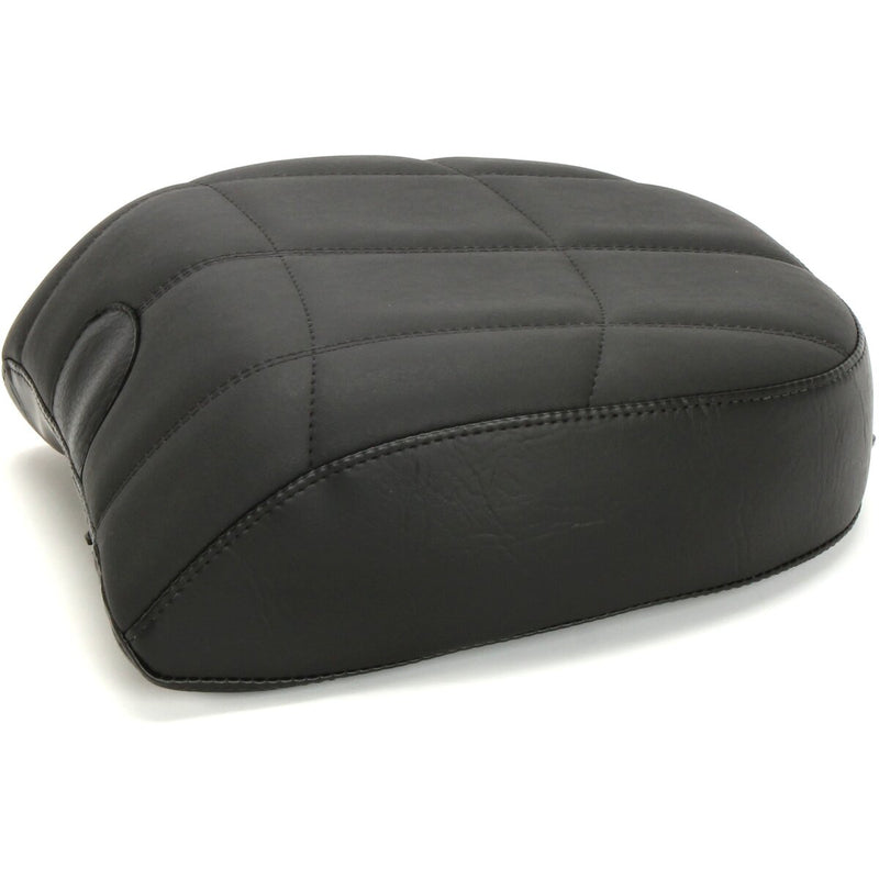 MUSTANG Touring Recessed Rear Seat - Cube Stitch - Black - Street Bob '18-'21