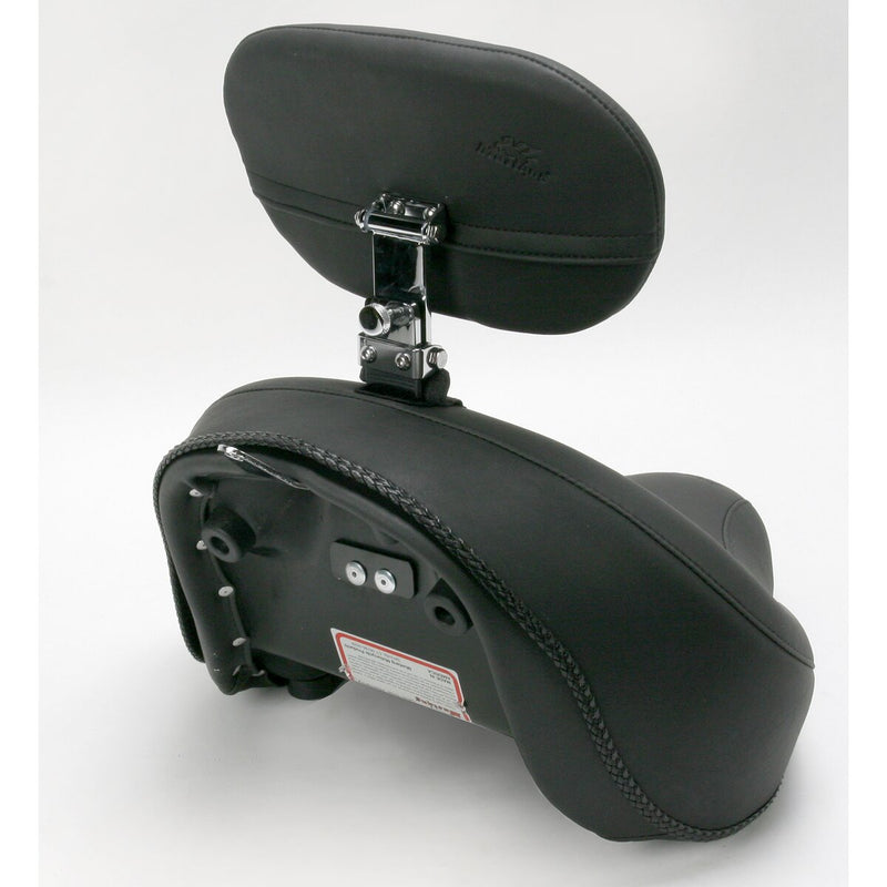 MUSTANG Wide Solo Seat with Removable Backrest - Smooth - Softail '06-'17