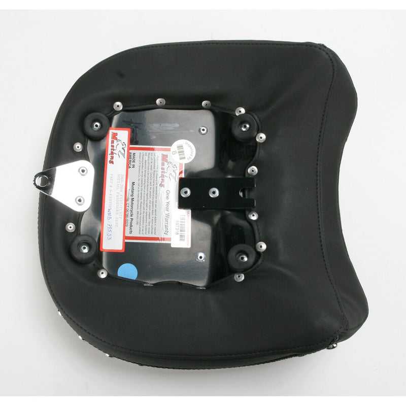 MUSTANG Wide Touring Recessed Rear Seat - Chrome Studs - Softail '06-'17