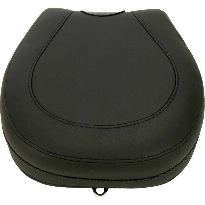 MUSTANG Touring Recessed Rear Seat - Vintage - Black - Softail '06-'17