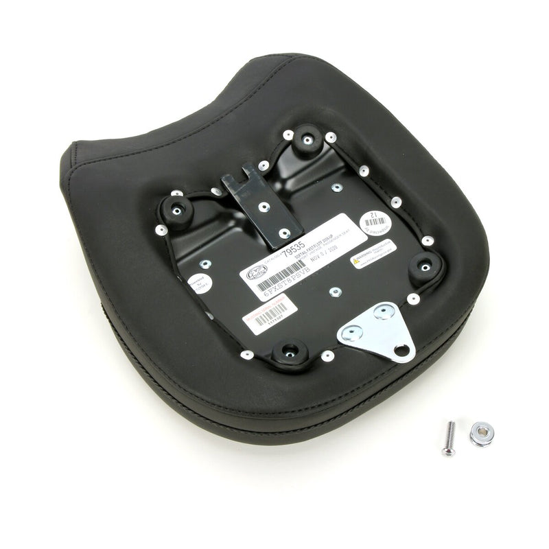 MUSTANG Touring Recessed Rear Seat - Vintage - Black - Softail '06-'17