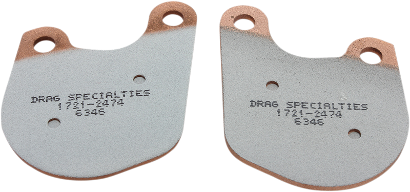 DRAG SPECIALTIES Premium Sintered Metal Brake Pads - Front / Rear - For BDL/GMA "F" Calipers