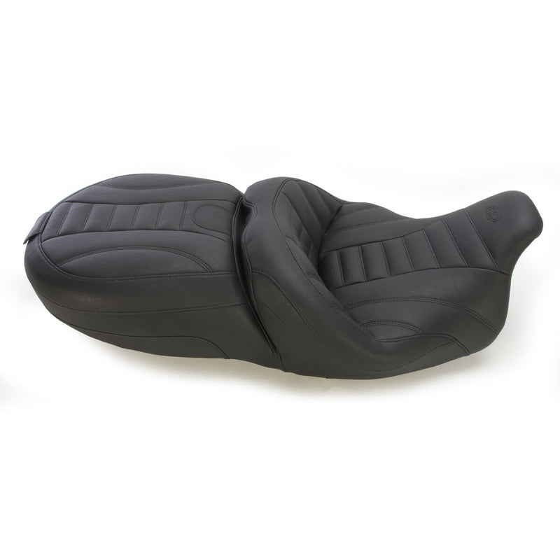MUSTANG One-Piece Vintage 2-Up Touring Seat - with Backrest - FLRT / FLTRT '15-'25