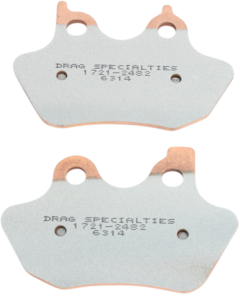 DRAG SPECIALTIES Premium Sintered Metal Brake Pads - Front / Rear