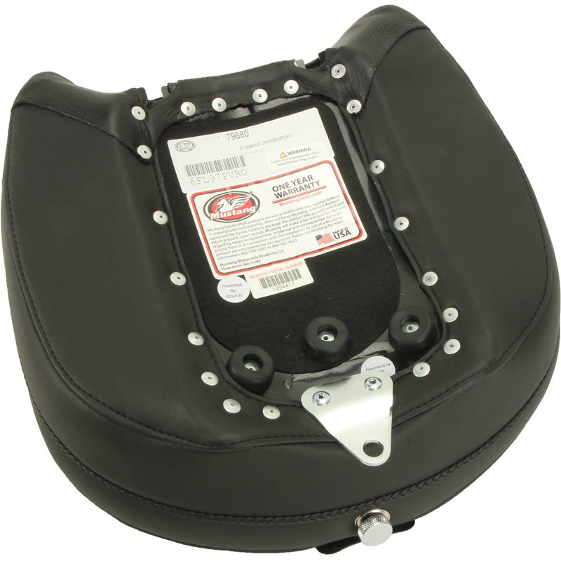 MUSTANG Touring Recessed Rear Seat - With Backrest Receiver - Black -  Touring '99-'21