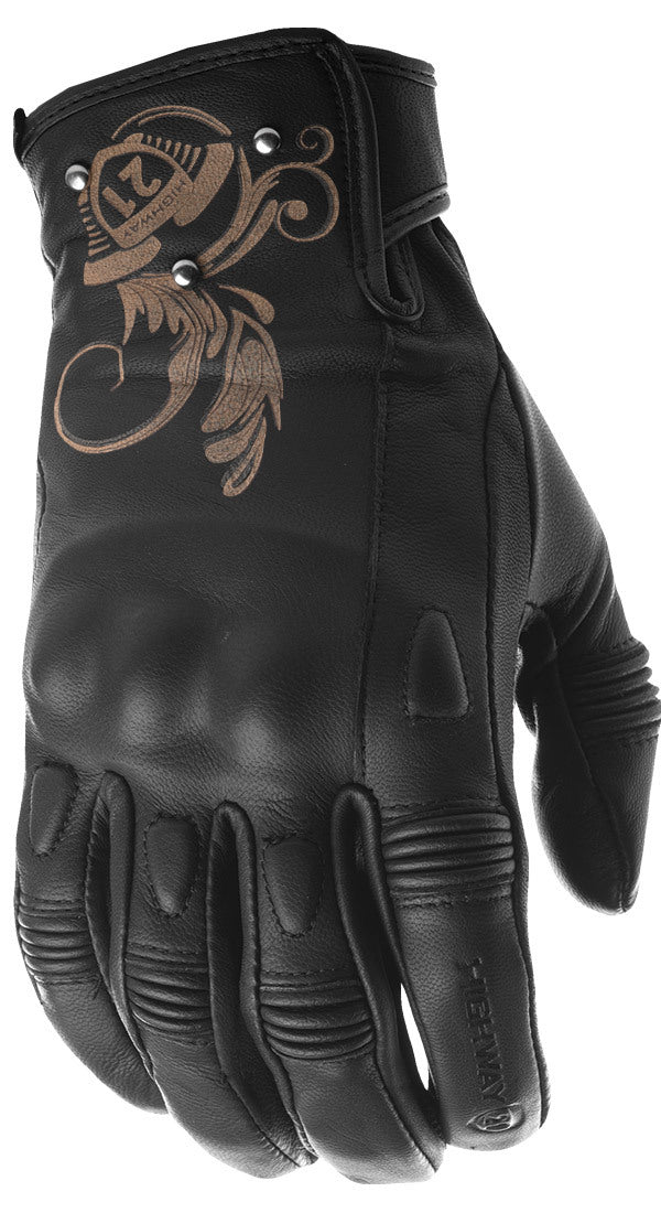 HIGHWAY 21 Women's Black Ivy Gloves Black