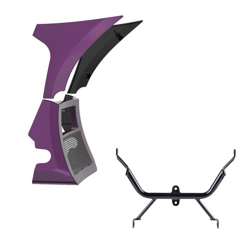 Advanblack Fairing  Spoiler Kit with Support Bracket for '23.5-'26 Harley Road Glide
