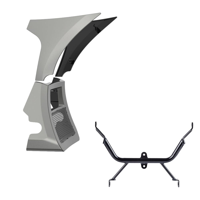 Advanblack Fairing  Spoiler Kit with Support Bracket for '23.5-'26 Harley Road Glide