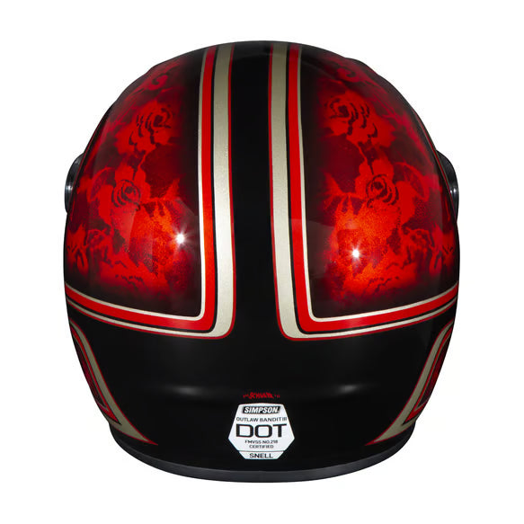Simpson Outlaw Bandit 3 helmet - Schultz Designs 2026 side view