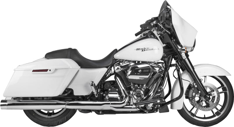 TBR Comp S Slip On Chrome W/Polished End Cap - '17-'24 TOURING