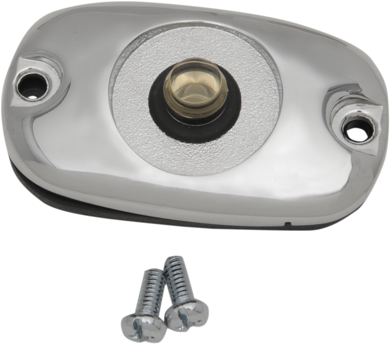 DRAG SPECIALTIES Replacement Rear Master Cylinder Cover - Chrome