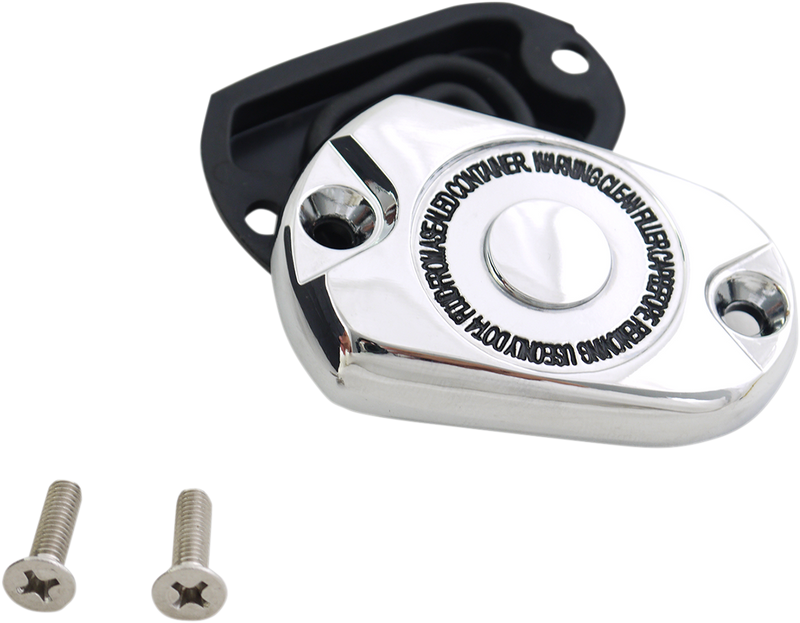 DRAG SPECIALTIES Rear Brake Master Cylinder Cover Kit - Chrome - Sportster '14-'22