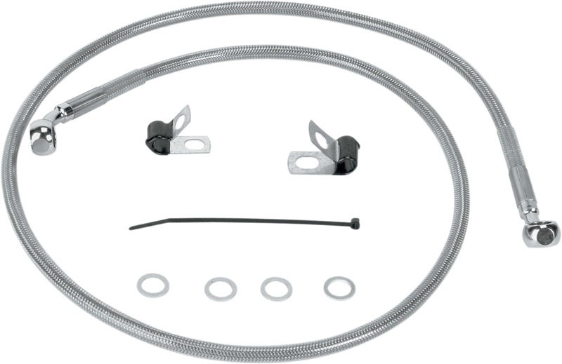 DRAG SPECIALTIES Stainless Steel Upper Front Brake Line Kit - 41-3/4"