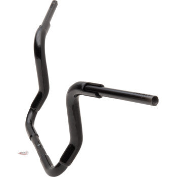 FAT BAGGERS INC. 1-1/2" EZ Install Rounded Top Handlebar - 12" - Black