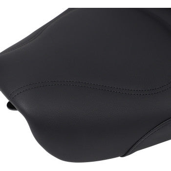 SADDLEMEN Seat - Explorer™ - Without Backrest - Stitched - Black - FXD '04-'05