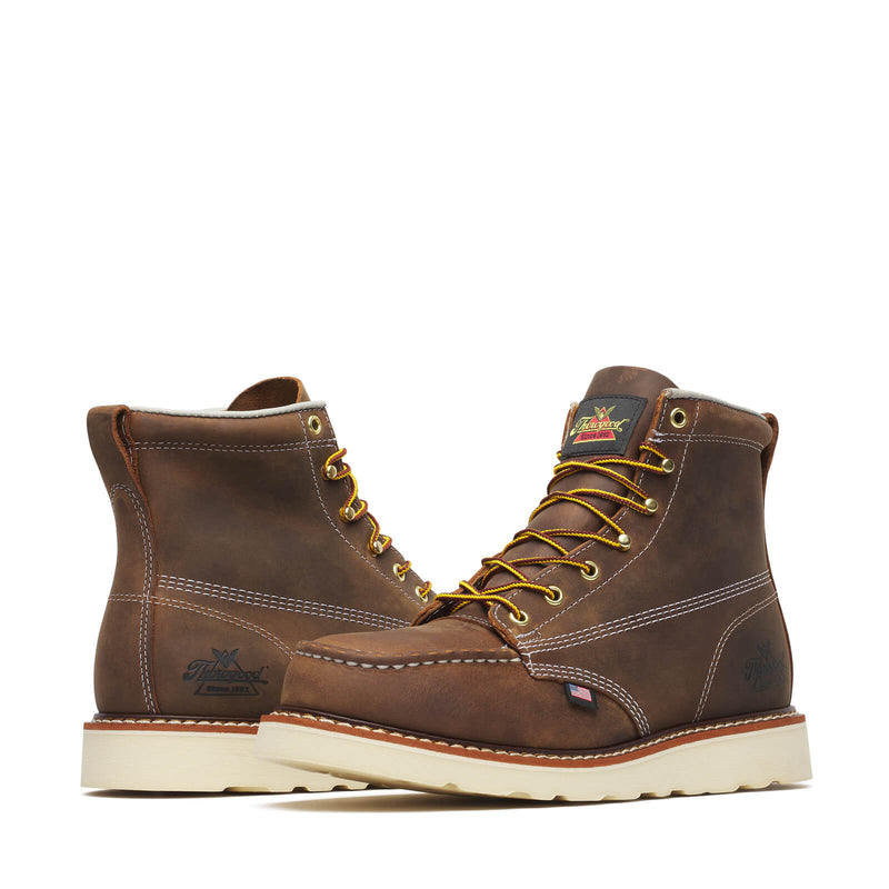 AMERICAN HERITAGE – 6″ Steel Toe TRAIL CRAZY HORSE MOC TOE – MAXWEAR WEDGE™ (STYLE# 804-4575)