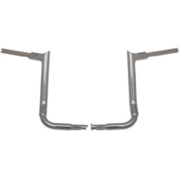 FAT BAGGERS INC. 1-1/2" EZ Install Pointed Top Handlebar - 14" - Chrome