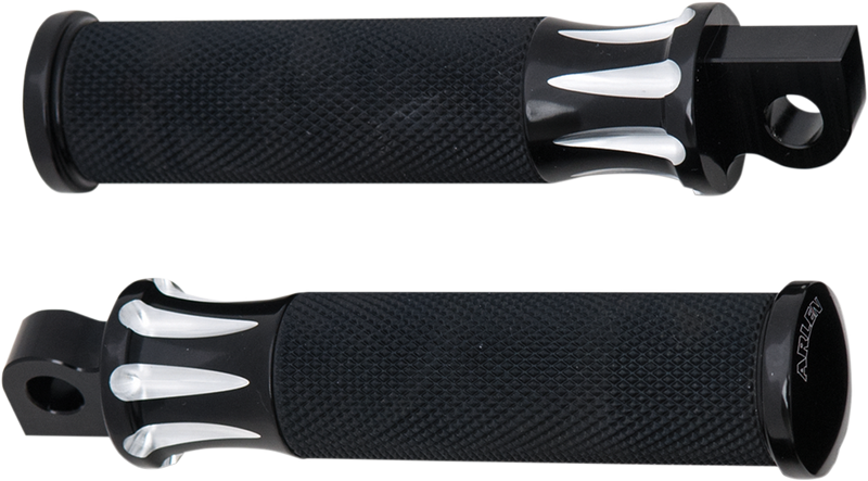 ARLEN NESS Fusion Male-Mount Footpegs - Deep Cut - Black