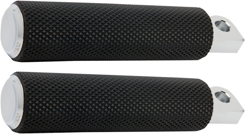 ARLEN NESS Fusion Male-Mount Footpegs - Knurled - Chrome