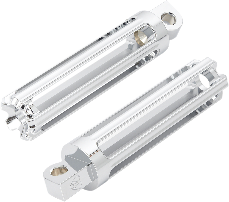 ARLEN NESS Male-Mount Footpegs - 10 Gauge - Chrome