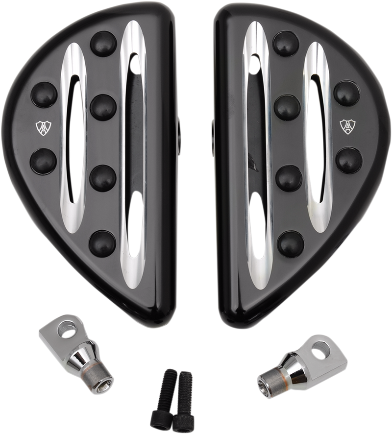 ARLEN NESS Universal Adjustable Floorboards - Deep Cut - Black