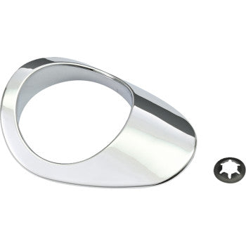 DRAG SPECIALTIES Oil Tank Dipstick Bezel - Chrome - Sportster '04-'22