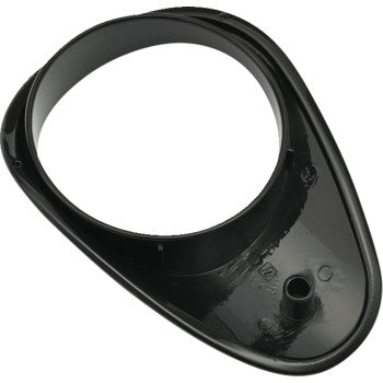 DRAG SPECIALTIES Oil Tank Dipstick Bezel - Black - Sportster '04-'22
