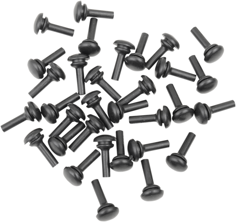 ARLEN NESS Ness-MX Passenger Floorboards Replacement Rubber Insert Set - 34-Piece