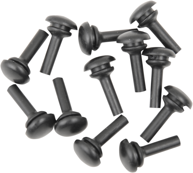 ARLEN NESS Ness-MX Passenger Floorboards Replacement Rubber Insert Set - 16-Piece