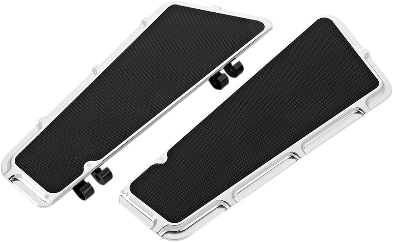 ARLEN NESS Fusion Series Adjustable Driver Floorboards - Beveled - Chrome