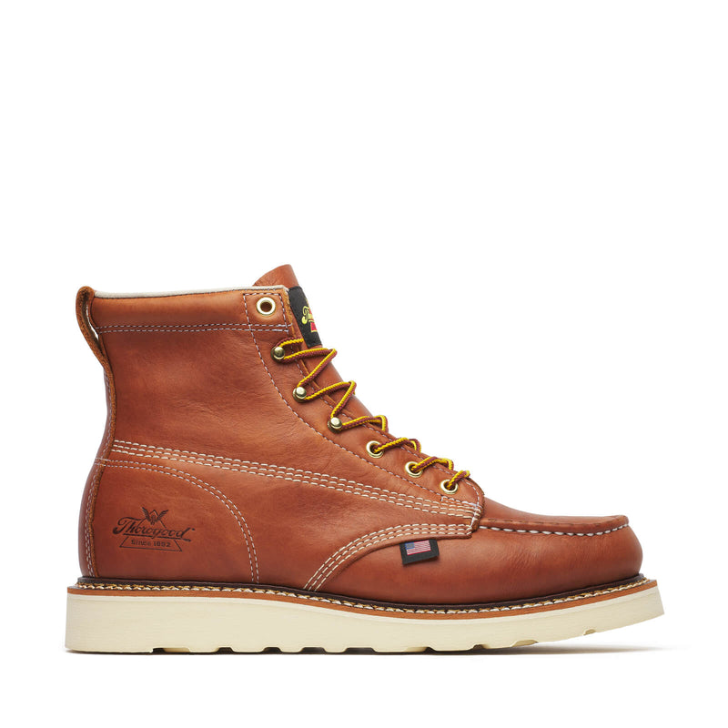 American Heritage – 6″ Tobacco Moc Toe – MAXWear Wedge™ (STYLE# 814-4200)